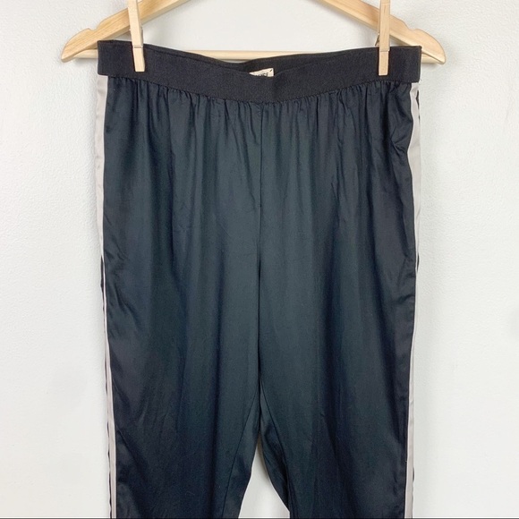 L'AGENCE Tuxedo Stripe Elastic Waist Pull On Joggers Pants Slim Leg Pockets XS - Picture 2 of 12